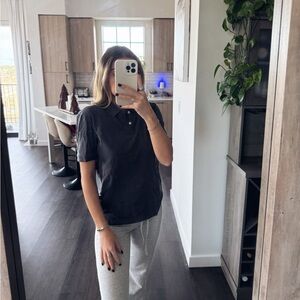 Grey George Collared Tee (Size XS Men)